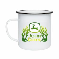 Кружка емальована John Deer Art - PrintSalon