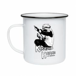 Кружка эмалированная Kakashi Hatake art - PrintSalon