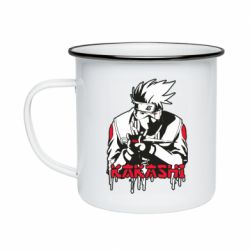 Кружка эмалированная Kakashi - PrintSalon