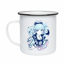 Кружка эмалированная Kamisato Ayaka - PrintSalon