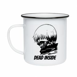 Кружка эмалированная Kaneki Dead Inside - PrintSalon