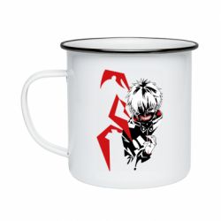 Кружка эмалированная Канеки Кен - PrintSalon