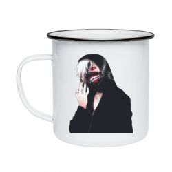 Кружка эмалированная Kaneki Portrait - PrintSalon