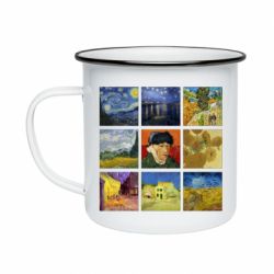 Кружка эмалированная Картины Ван Гога - PrintSalon