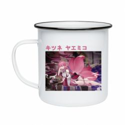 Кружка эмалированная Кицунэ Яэ Мико - PrintSalon