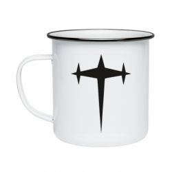 Кружка эмалированная Kill la Kill Three-Star Uniform Logo