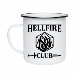 Кружка эмалированная Клуб Адского Огня - PrintSalon