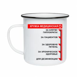 Кружка эмалированная Кружка Медицинская - PrintSalon