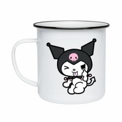Кружка эмалированная Kuromi hello kitty - PrintSalon