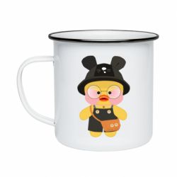 Кружка эмалированная Лалафанфан в панаме - PrintSalon