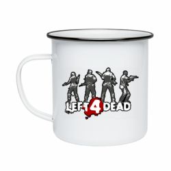 Кружка емальована Left 4 Dead Gang - PrintSalon