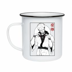 Кружка эмалированная Магическая битва аниме - PrintSalon