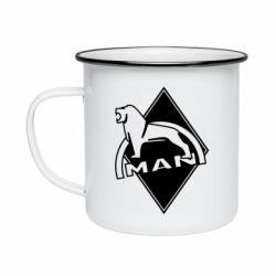 Кружка эмалированная Man Art - PrintSalon