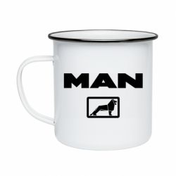 Кружка эмалированная MAN - PrintSalon