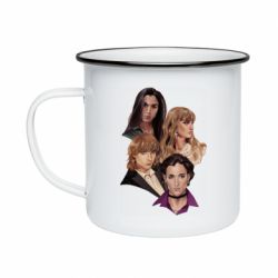 Кружка эмалированная Maneskin band art - PrintSalon