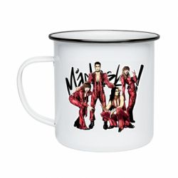 Кружка эмалированная Maneskin band - PrintSalon