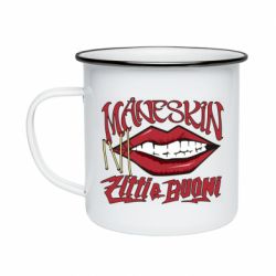 Кружка эмалированная Maneskin - Zitti e Buoni - PrintSalon