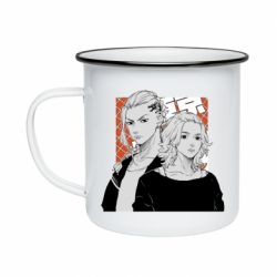 Кружка эмалированная Manjiro And Draken - PrintSalon