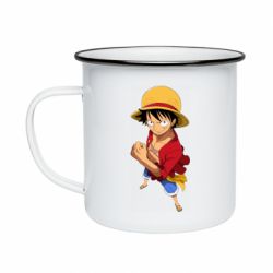 Кружка эмалированная Манки Д. Луффи - PrintSalon