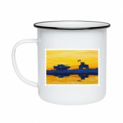 Кружка эмалированная Марка Добрый вечер, мы из Украины