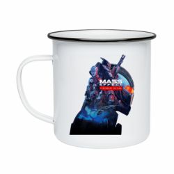 Кружка эмалированная Mass effect n7 - PrintSalon