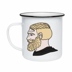 Кружка эмалированная Meme Man Nordic Gamer - PrintSalon
