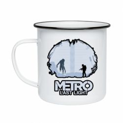 Кружка эмалированная METRO last light atr - PrintSalon