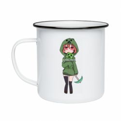 Кружка эмалированная Minecraft anime - PrintSalon