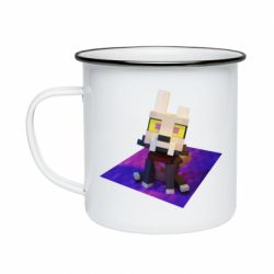 Кружка эмалированная Minecraft King - PrintSalon