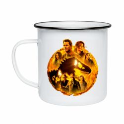 Кружка эмалированная Мир Юрского Периода Доминион - PrintSalon