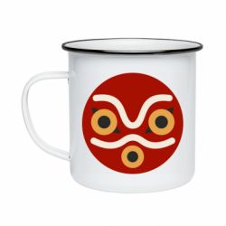 Кружка эмалированная Mononoke mask - PrintSalon
