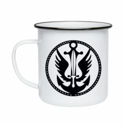 Кружка эмалированная Морская Пехота - PrintSalon