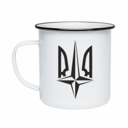 Кружка эмалированная Нато в хату - PrintSalon