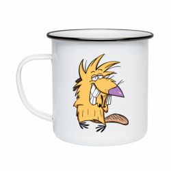 Кружка эмалированная Norbert from Angry Beavers - PrintSalon