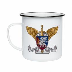 Кружка емальована Окрема десантно-штурмова бригада ДШВ - PrintSalon