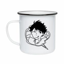 Кружка эмалированная Ойкава Тоору - PrintSalon
