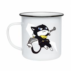 Кружка эмалированная Persona 5 Morgana - PrintSalon