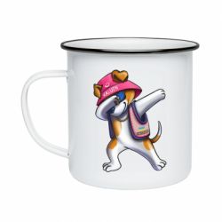 Кружка эмалированная Пес Патрон фанат Калуша - PrintSalon