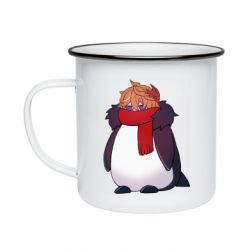 Кружка эмалированная Пингвин Чайльд - PrintSalon