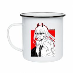 Кружка эмалированная Power red - PrintSalon