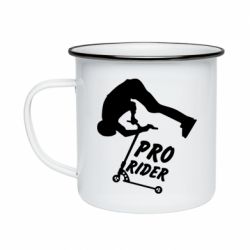 Кружка емальована Pro Rider