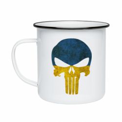 Кружка эмалированная Punisher Ukraine