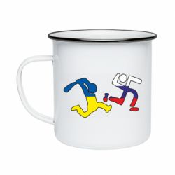 Кружка эмалированная Рашисты прочь! - PrintSalon
