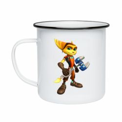 Кружка емальована Ratchet & Clank game - PrintSalon