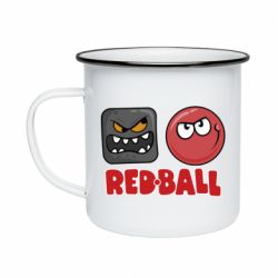 Кружка емальована Red ball 4 - PrintSalon