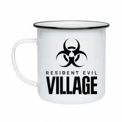 Кружка емальована Resident Evil Village Biohazard - PrintSalon