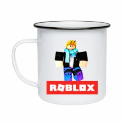 Кружка эмалированная Roblox Cool - PrintSalon