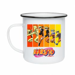 Кружка емальована Running Naruto - PrintSalon