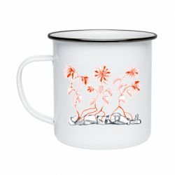 Кружка эмалированная Русский солдат в Украине - PrintSalon