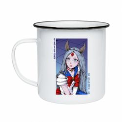 Кружка емальована Sailor Kaguya